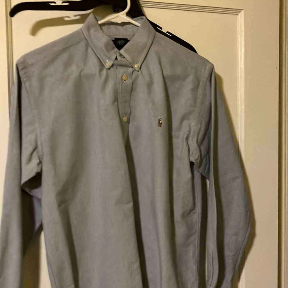 Blue Ralph Lauren button down. Boys size 16